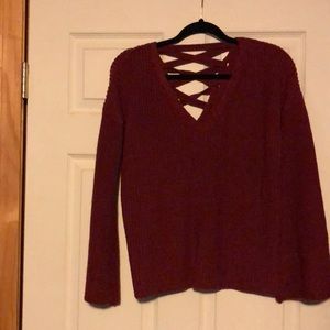Burgundy Sweater